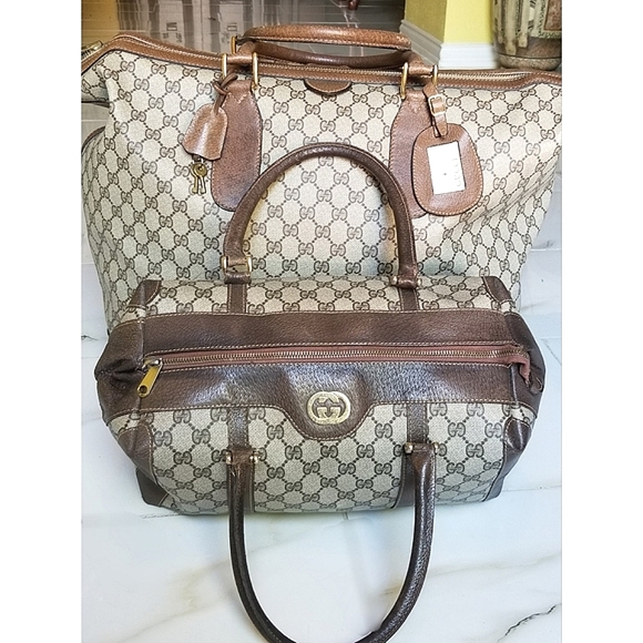 Auth Vintage Gucci train case and Boston handbag Set - Picture 5 of 16